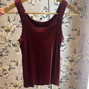 Burgundy Tank Top
